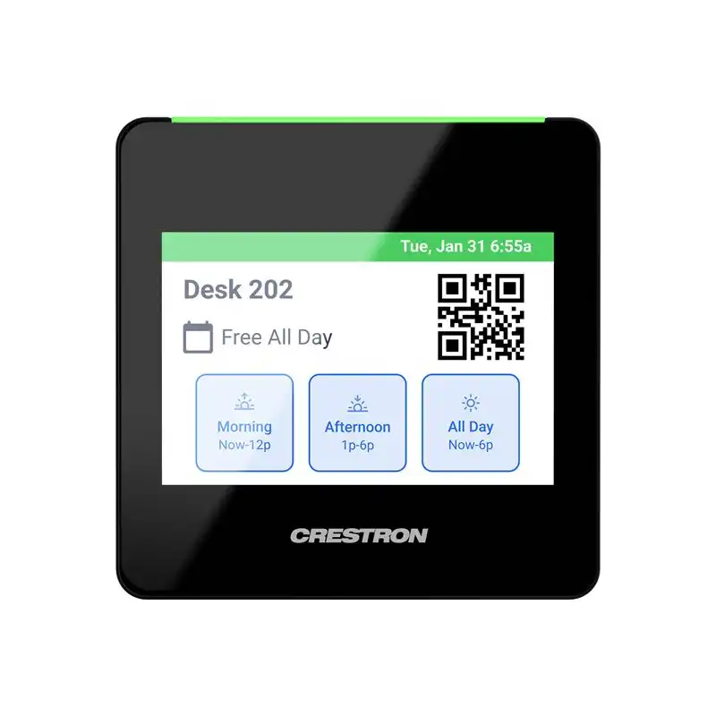 Crestron - Gestionnaire de salle - planification de bureau, 3,5" - sans fil, filaire - 802.11a - b - g... (TSS-470E-B-T)_1