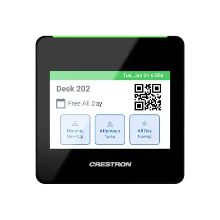 Crestron - Gestionnaire de salle - planification de bureau, 3,5" - sans fil, filaire - 802.11a - b - g... (TSS-470E-B-T)_1