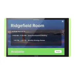 Crestron Room Scheduling Touch Screen - Pour Zoom Rooms - gestionnaire de salle - sans fil, f... (TSS-1070-Z-W-S-LB KIT)_1