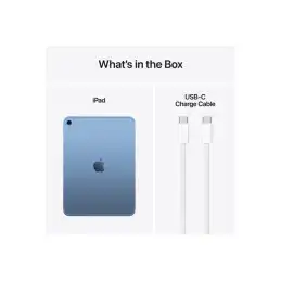Apple iPad A16 Wi-Fi + Cellular - Tablette - 512 Go - 11" IPS (2360 x 1640) - 3G, 4G, 5G - bleu (MD7Q4TY/A)_3